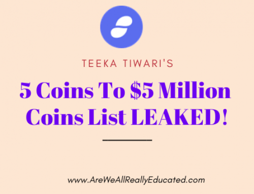 Teeka Tiwari 5 Coins To $5 Million List LEAKED!
